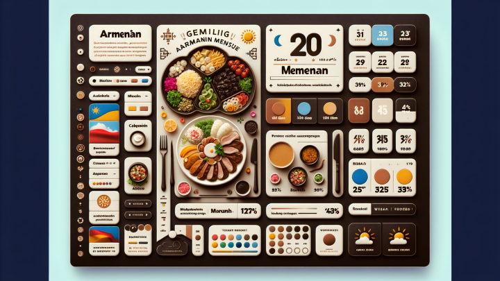 Меню борд. шаурмичная. кавказский стиль.