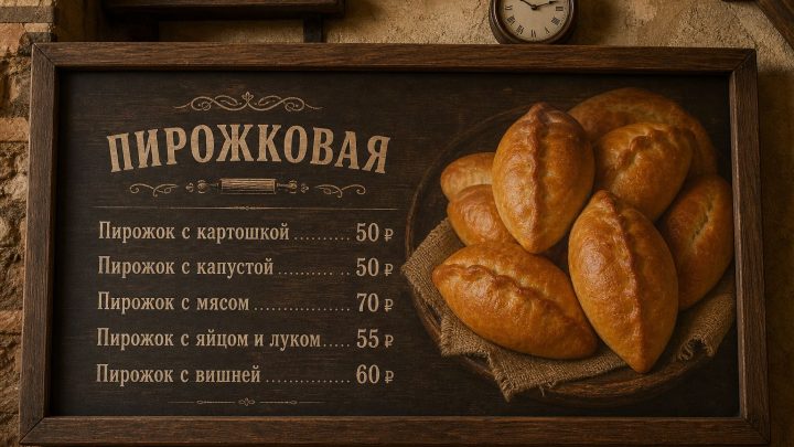 Меню борд. пирожковая. кавказский стиль.